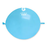  13in Link Light Blue Latex Balloons