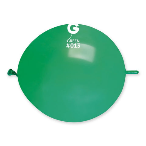  13in Link Green Latex Balloons