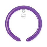  4in Modelling Purple Latex Balloons