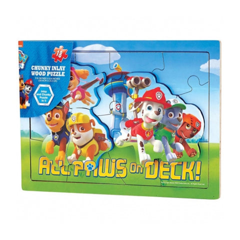 Puzzle Paw Patrol Wood Chunky Inlay