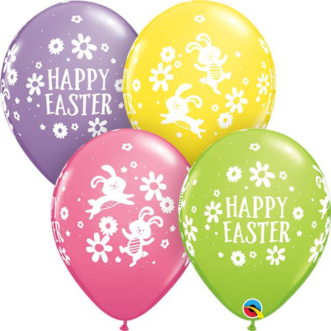  Easter Latex Assrt Balloons 6 pieces
