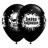 Halloween Haunted Skull Latex Balloons 6pcs
