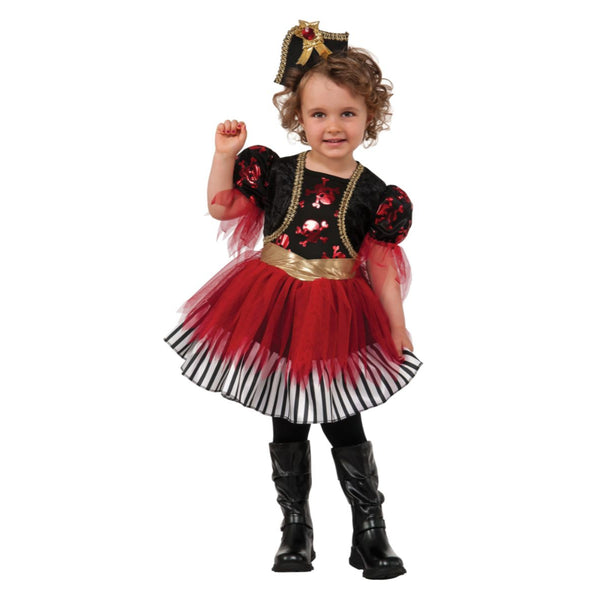 Treasure Island Pirate Toddler Girl Costume