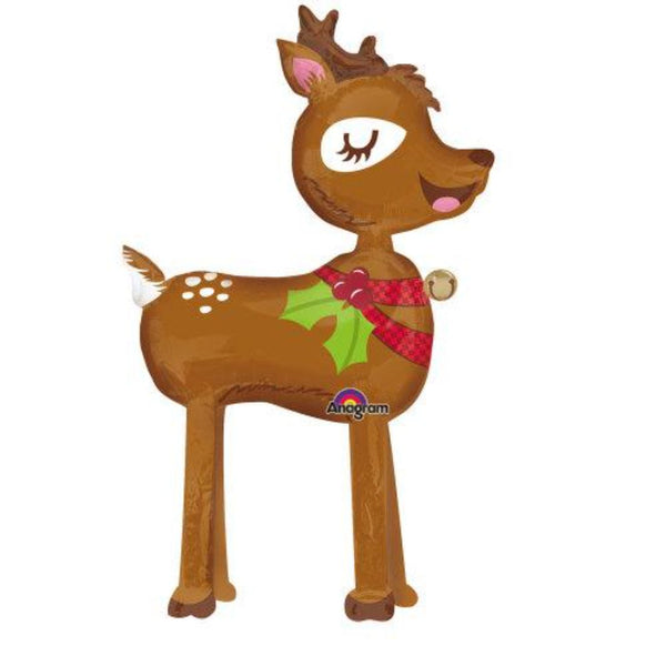 Santas Reindeer 35Inch Foil