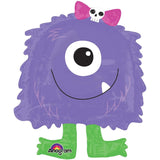 Purple Monster Airwalker 25in Foil Balloon