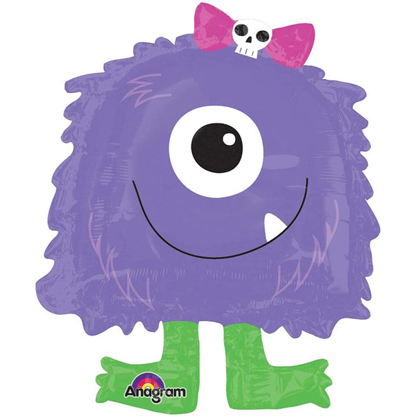 Purple Monster Airwalker 25in Foil Balloon