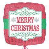 Merry Christams Elegance 18Inch Foil