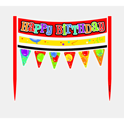 Cake Banners Birthday Confetti 