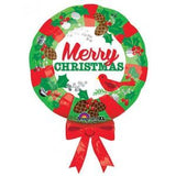  Christmas Wreath Super Shape Foil Balloon