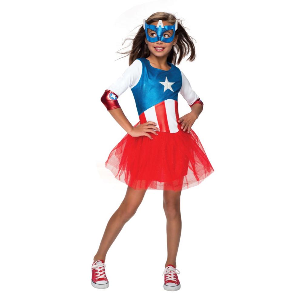 Metallic Dress American Dream Girl Costume