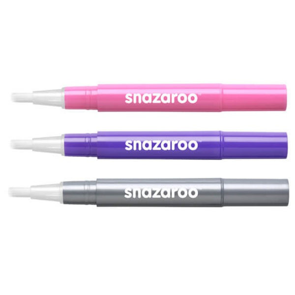 Snazaroo Brushpen Fantasy Set (Pink, purple, silver )