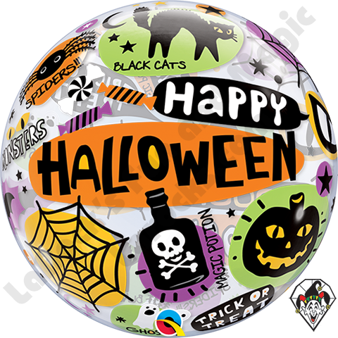 Halloween Messages & Icons Bubble Balloon