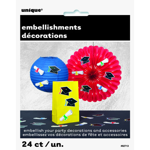Caps & Scrolls Party Embellishments 