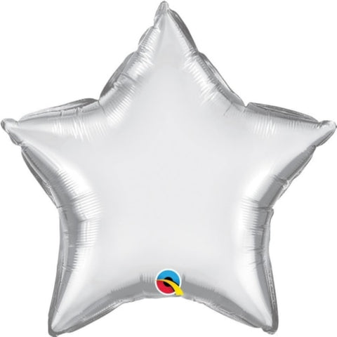 20in Star Chrome Silver Plain Foil