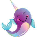 40in Party Narwhal Shape Foil Balloon