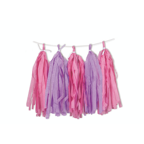 Tissue Paper Tassel Garland