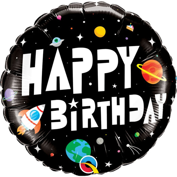 Birthday Astronaut Foil Balloon 18In