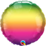 Vibrant Ombré Foil Balloon 18In