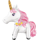 Magical Unicorn Foil Multi-Balloon 22in x 25in