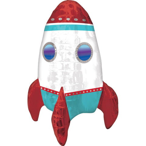 Rocket Ship Foil Multi-Balloon 16in x 21in