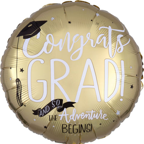 The Adventure Begins Foil Balloon 18In