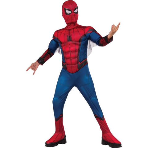 Deluxe Spiderman Boy Costume L