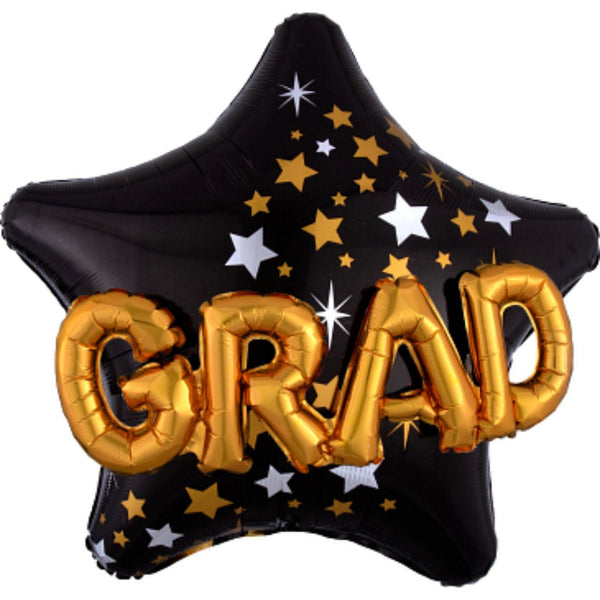 Congrats Graduation Star Multi-Balloon 36In