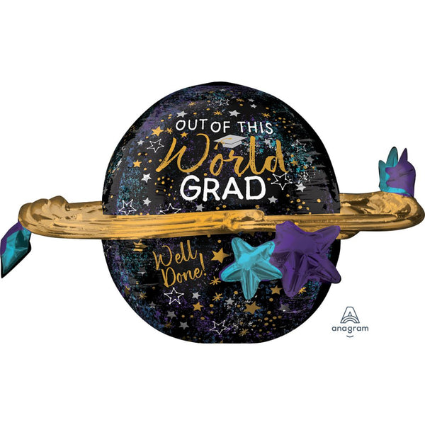Out Of This World Graduation Ultra Shape Balloon 29In