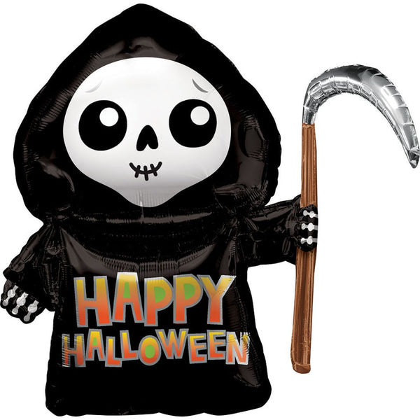 Happy Grim Reaper Supershape Foil Balloon