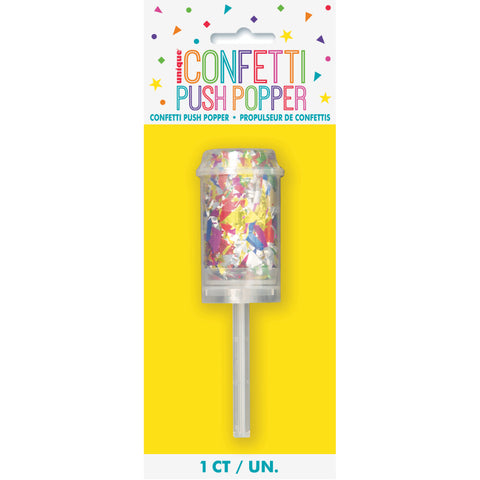 Foil Confetti Push Popper