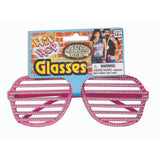 Hip Hop Rhinestone Slat Glasses