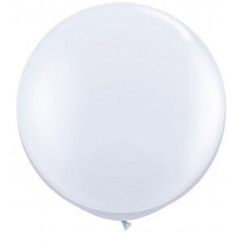 3ft Latex Balloons White 2 pieces