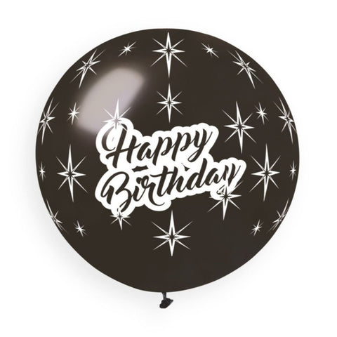 Shiny and Sparkling Happy Birthday Balloon