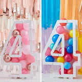 Balloons Kit Mosaic Stand Number 4 81x58x14cm