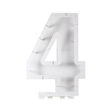 Balloons Kit Mosaic Stand Number 4 81x58x14cm