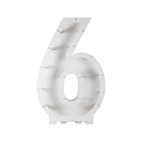 Balloons Kit Mosaic Stand Number 6 81x58x14cm