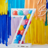 Balloons Kit Mosaic Stand Number 7 81x58x14cm
