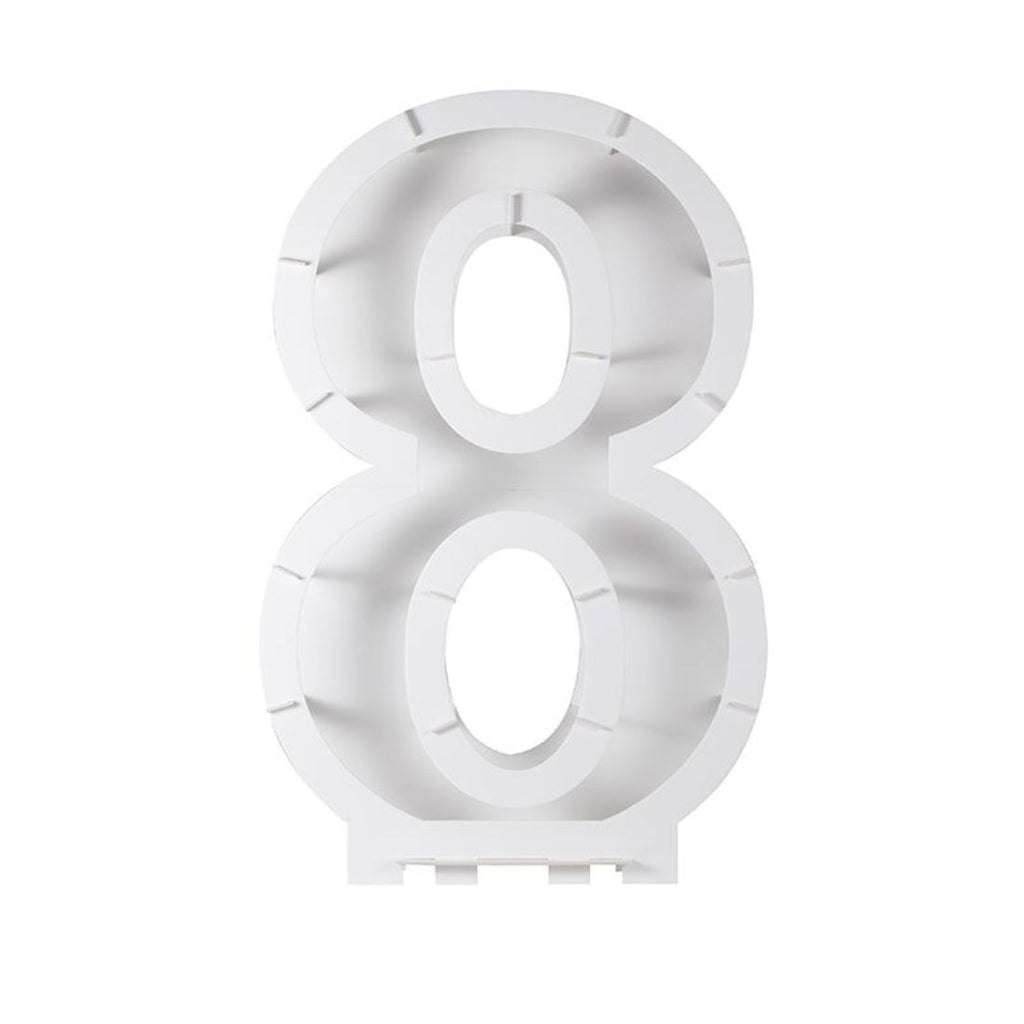 Balloons Kit Mosaic Stand Number 8 81x58x14cm