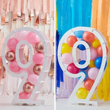 Balloons Kit Mosaic Stand Number 9 81x58x14cm