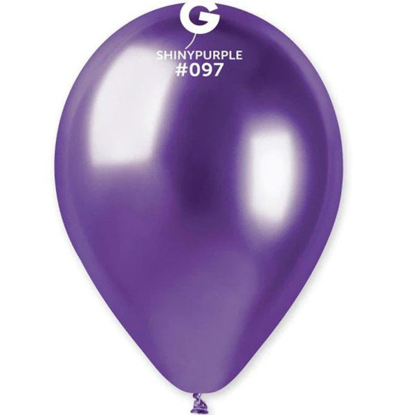 13" Shiny Purple Latex Balloon 50 pieces