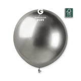 19" Shiny Silver Balloon 3 pieces