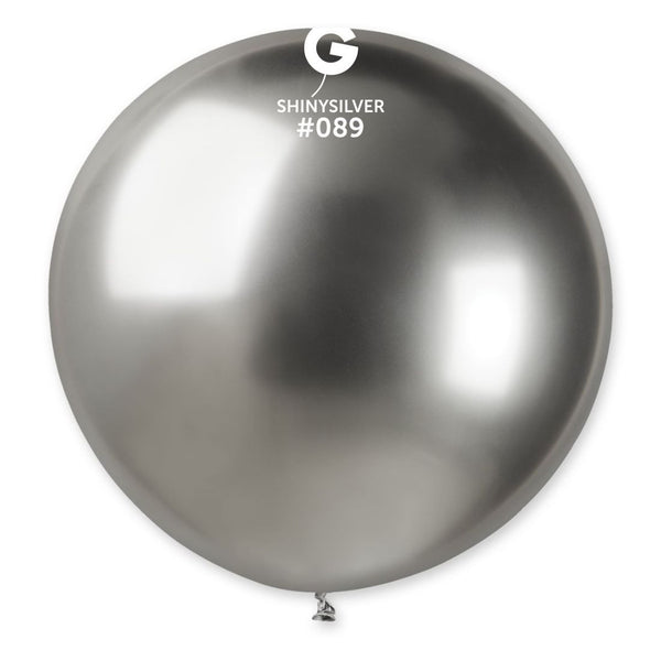 31" Shiny Silver Balloon 1 piece