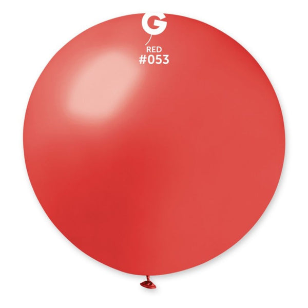 31" Red Metallic Balloon 1 piece