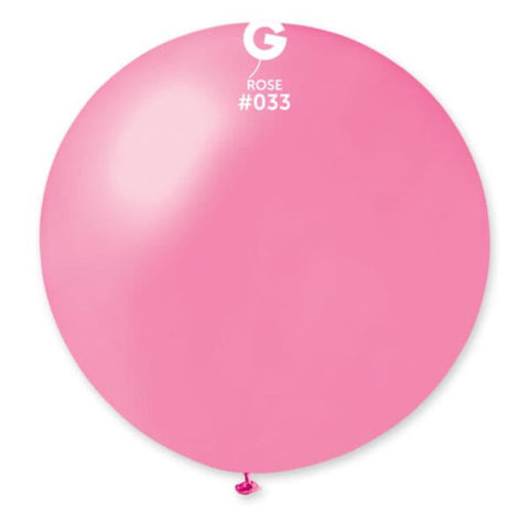 31" Rose Metallic Balloon 1 piece