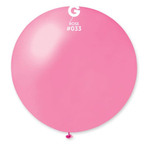 31" Rose Metallic Balloon 1 piece