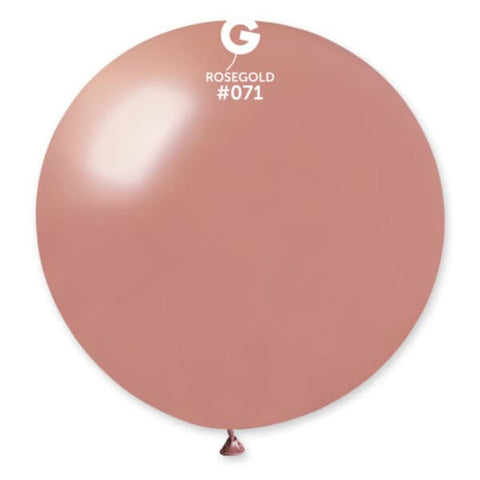 31" Rose Gold Metallic Balloon 1 piece