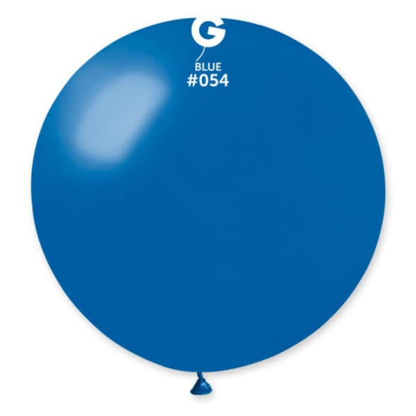 31" Blue Metallic Balloon 1 piece