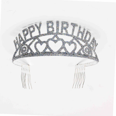 Happy Birthday Glitter Tiara 
