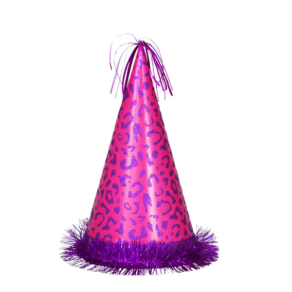 Leopard Glitter Jumbo Hat 