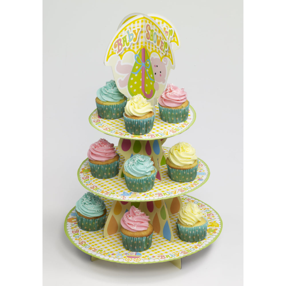 Baby shower shop cupcake stand